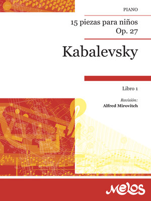 cover image of 15 piezas para niños, Op. 27